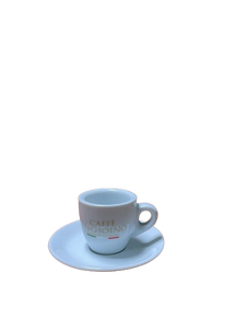 Set 6 Tazze espresso bianche Caffè Angioino